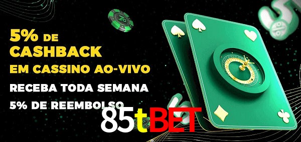 Promoções do cassino ao Vivo 85tbet
